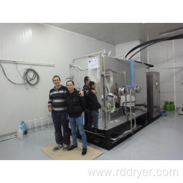 microwave vacuum drying machine for coffee material